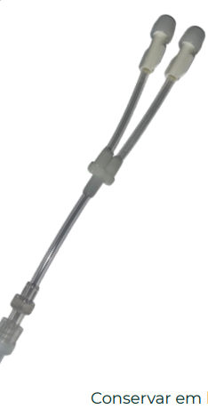 Extensor 2 Vias Luer Lock NEO sem Clamp